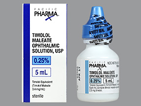TIMOLOL MALEATE (TIMOPTIC) 