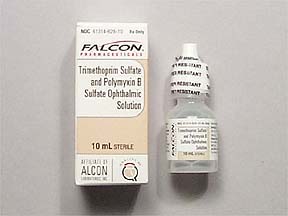 POLYMYXIN B SUL-TRIMETHOPRIM (POLYTRIM) 