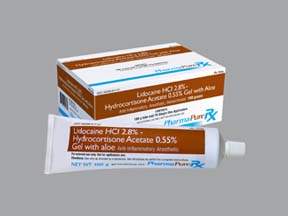 LIDOCAINE-HYDROCORTISONE (RECTAGEL HC) 