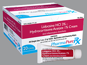 LIDOCAINE-HYDROCORTISONE (ANAMANTLE HC FORTE) 