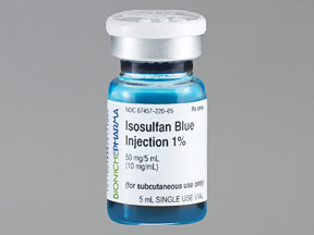 ISOSULFAN BLUE (LYMPHAZURIN) 