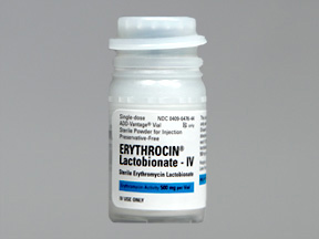 ERYTHROCIN LACTOBIONATE (ERYTHROCIN LACTOBIONATE) 