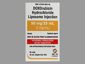DOXORUBICIN HCL LIPOSOME (DOXIL) 