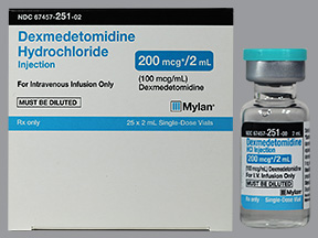 DEXMEDETOMIDINE HCL (PRECEDEX) 