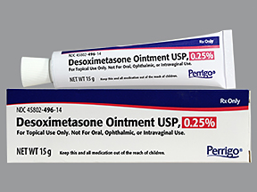 DESOXIMETASONE (TOPICORT) 