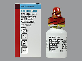 CYCLOPENTOLATE HCL (CYCLOGYL) 