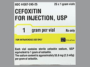 CEFOXITIN (MEFOXIN) 