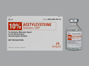 ACETYLCYSTEINE (MUCOMYST-10) 